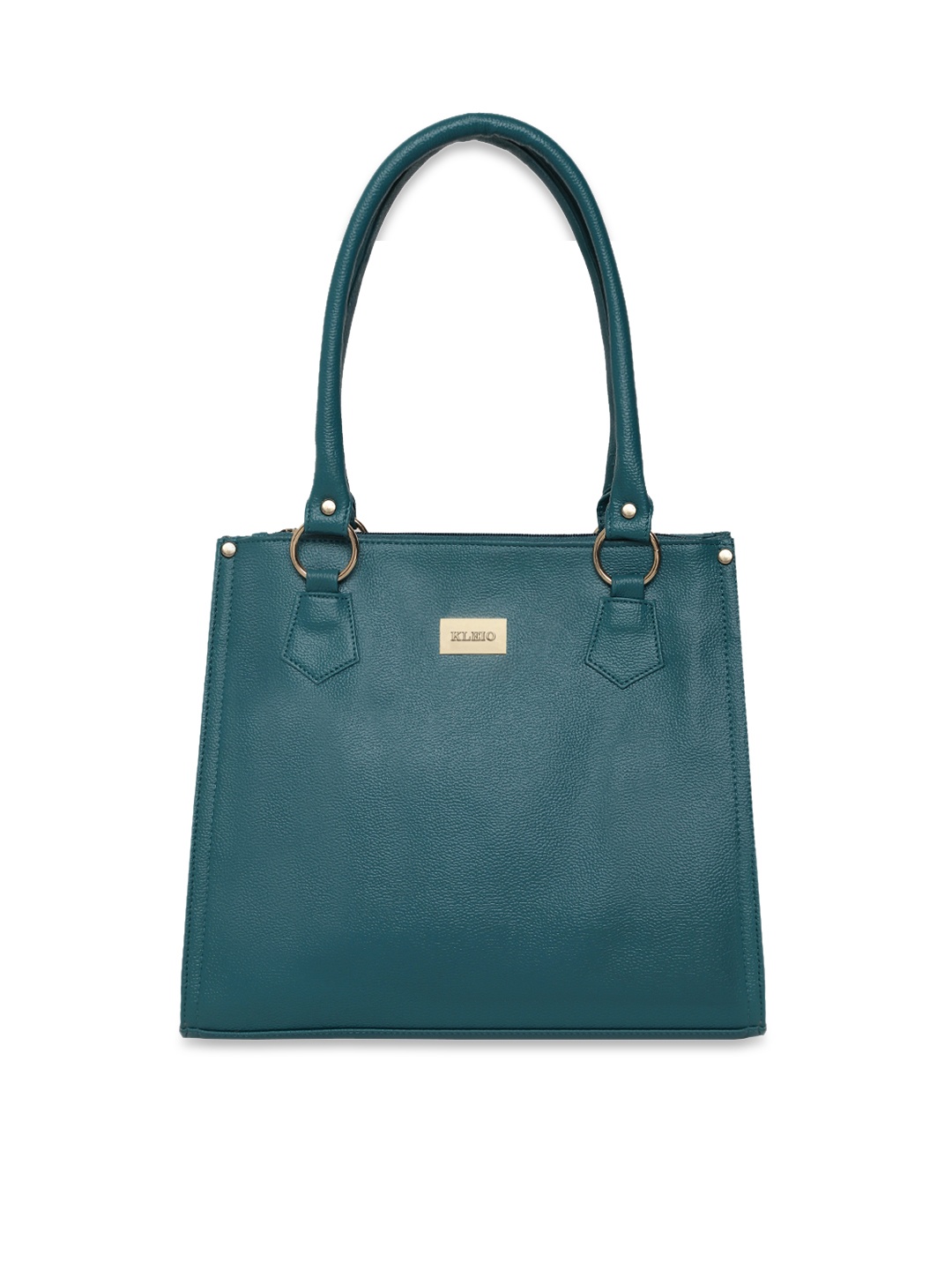 

KLEIO Structured Tote Shoulder Bag, Green