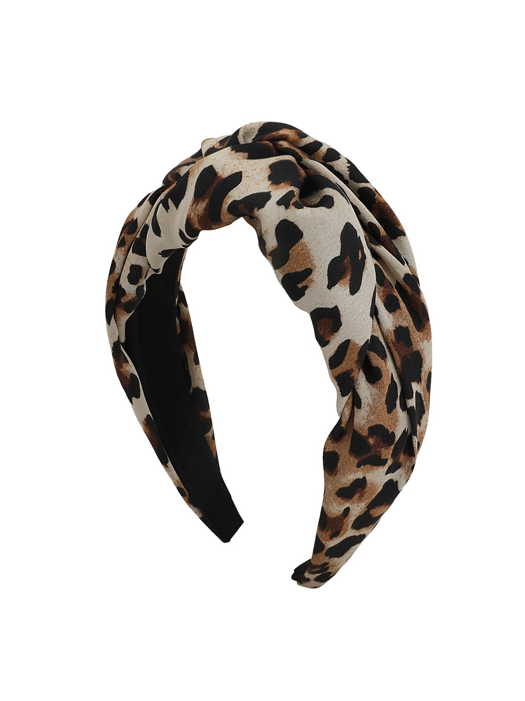 

Kazo Off-White & Black Animal Printed Hairband