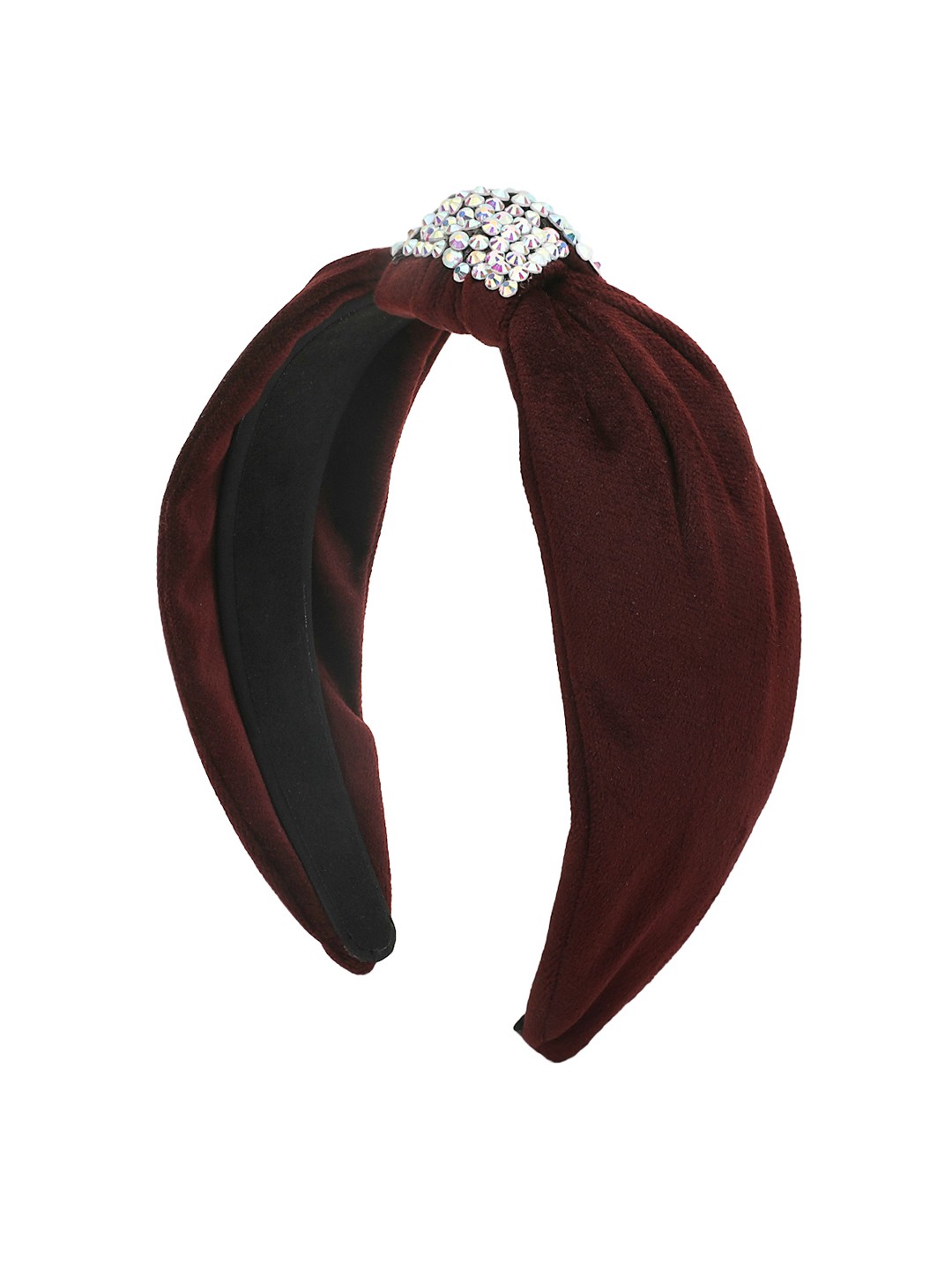 

Kazo Maroon Embellished Hairband