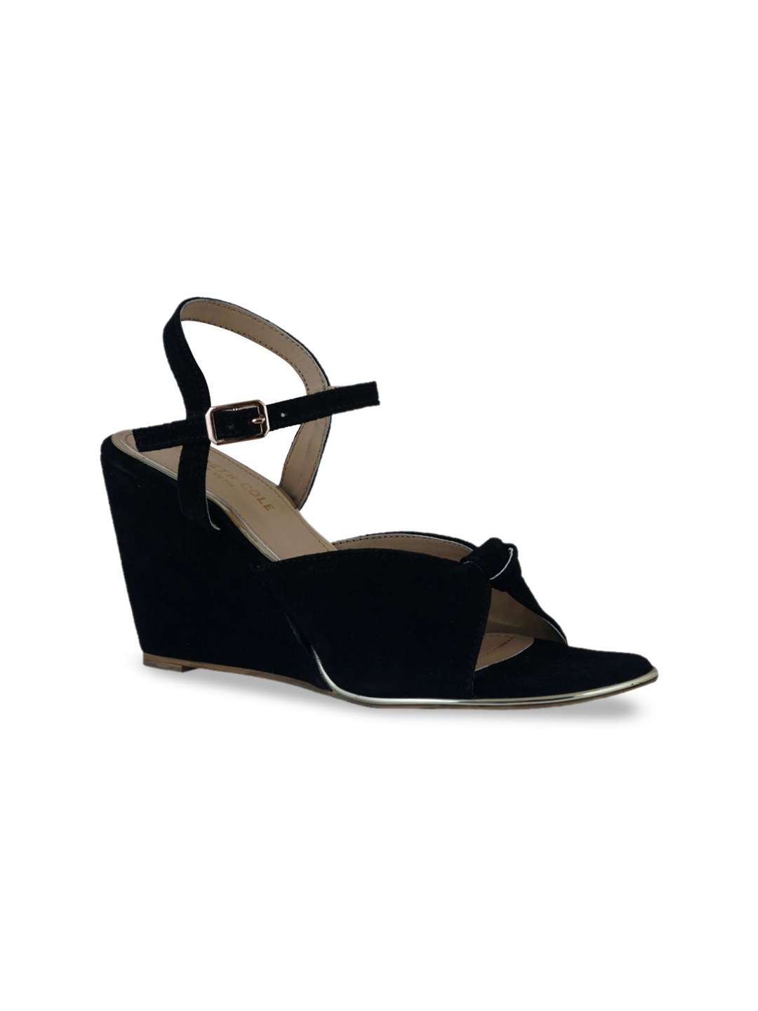 

Kenneth Cole Women Black Solid Leather Wedges