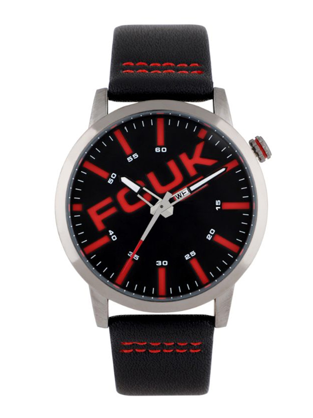

FCUK Men Black Analogue Watch FK0010B