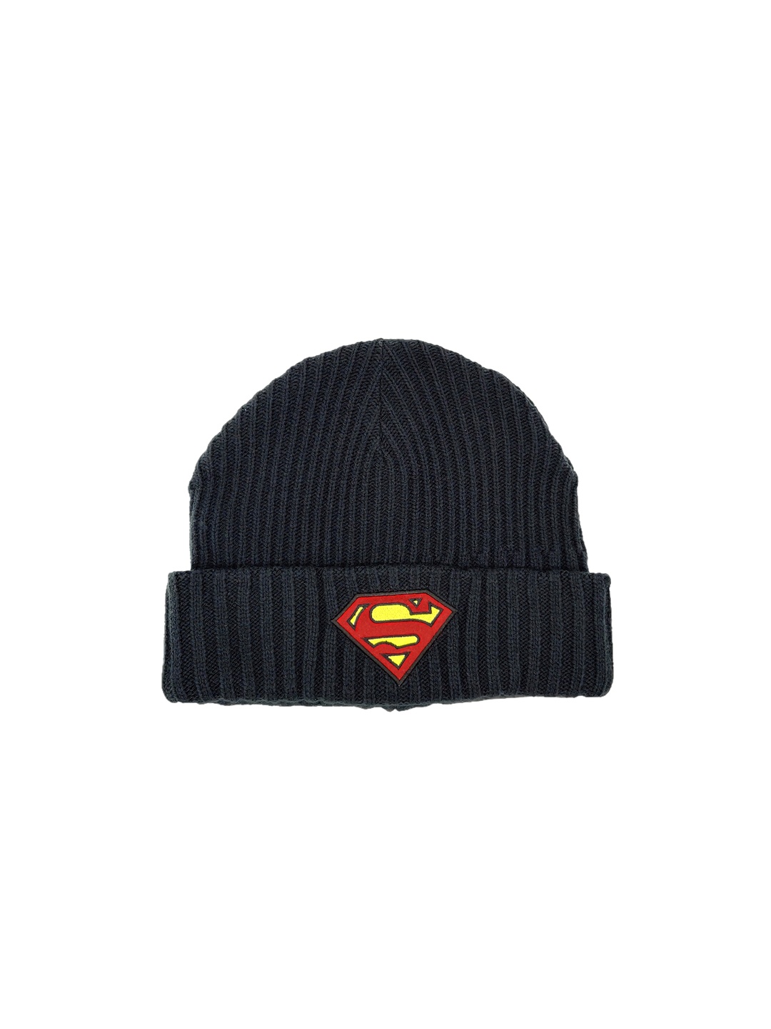 Free Authority Men Navy Blue Superman Beanie
