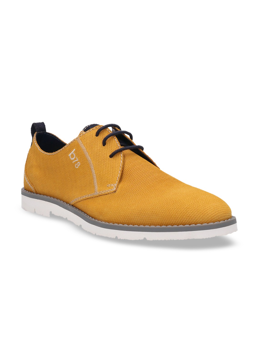 

Bugatti Men Mustard Yellow Suede Derbys