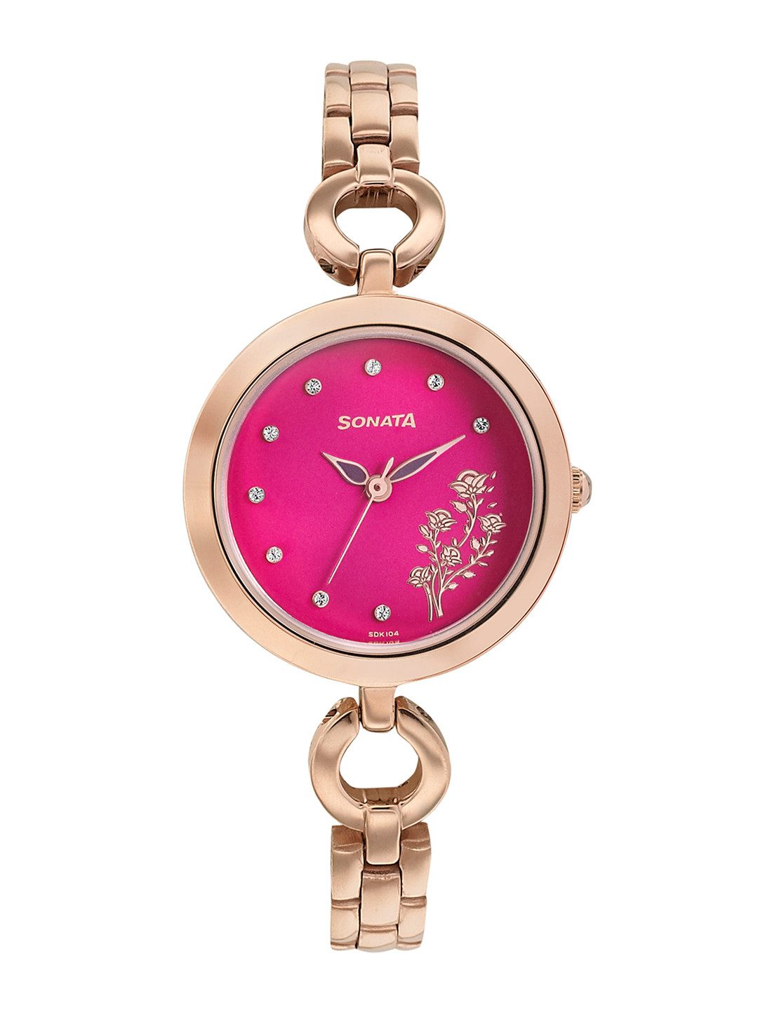 

Sonata Women Pink Analogue Watch 8147WM02
