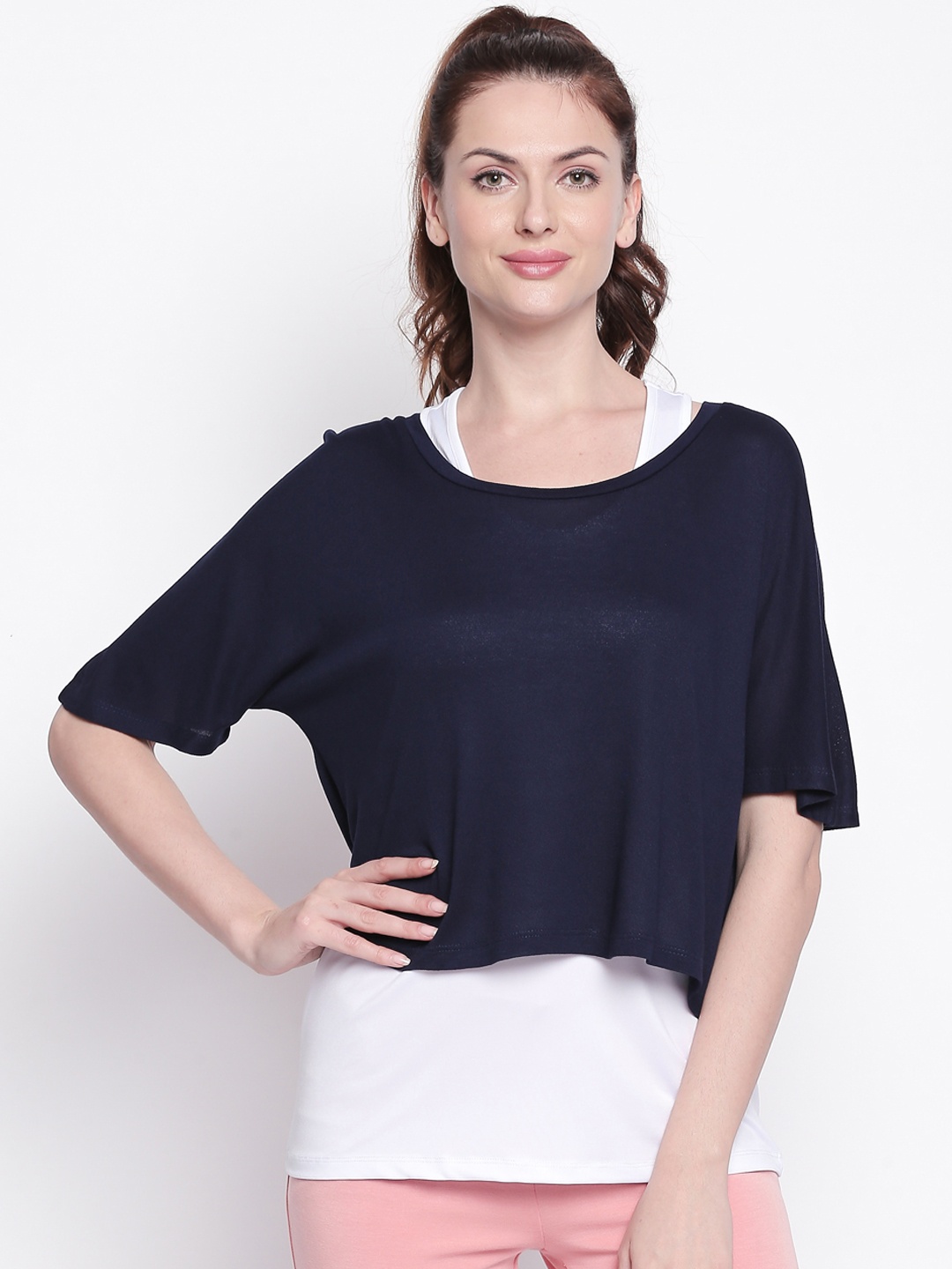 

Ajile by Pantaloons Women White Solid A-Line Top