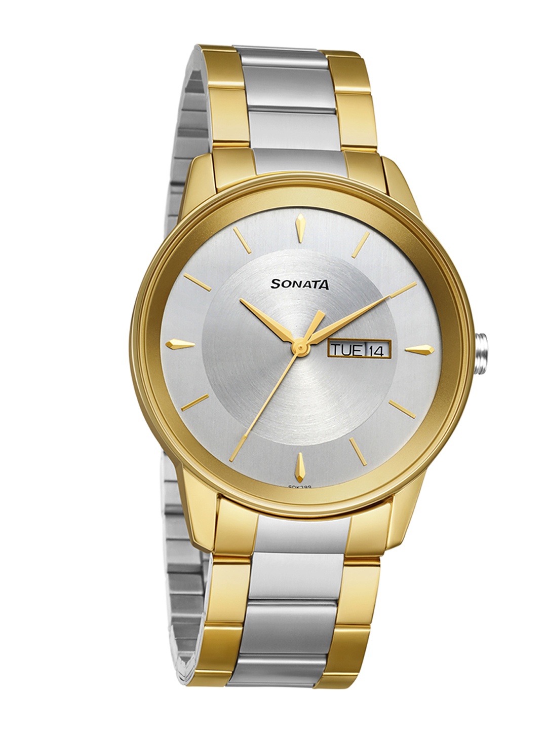 

Sonata Utsav Men Silver-Toned Analogue Watch 7133BM03