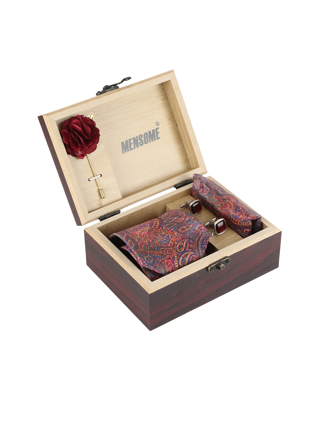 

MENSOME Men Maroon Accessory Gift Set