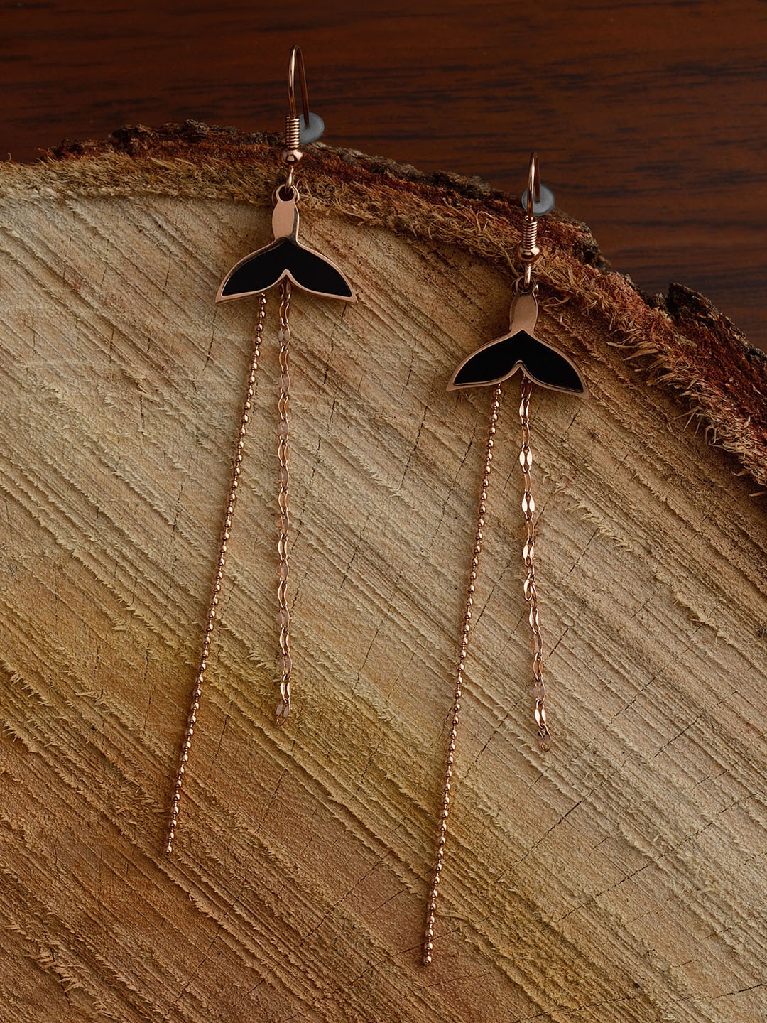

E2O Rose Gold-Plated Classic Drop Earrings