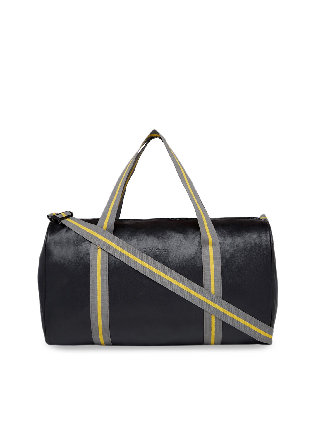 

EVOQ Unisex Black Solid Blackscale Classic Vegan Large Duffel Bag