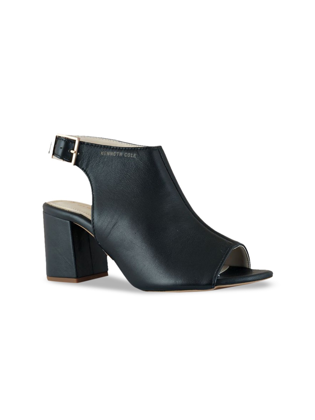 

Kenneth Cole Women Black Solid Leather Block Heels