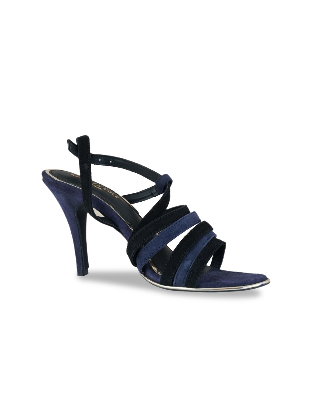 

Kenneth Cole Women Navy Blue & Black Solid Gladiators