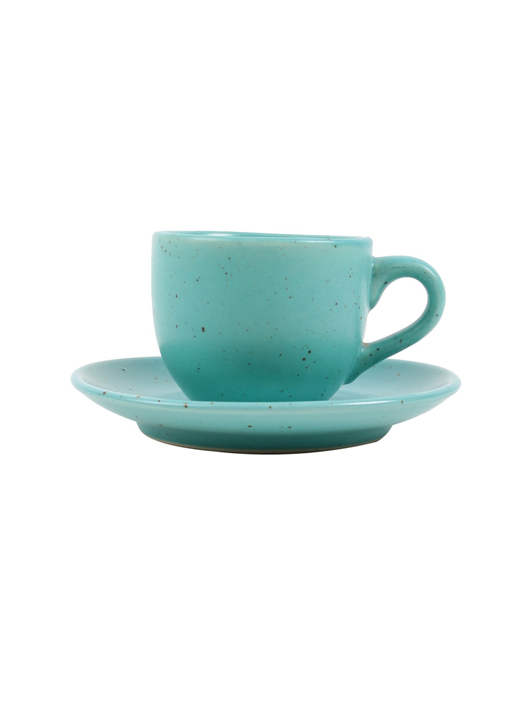 

Chumbak Teal Green Solid Beachside Mornings Cup & Saucer