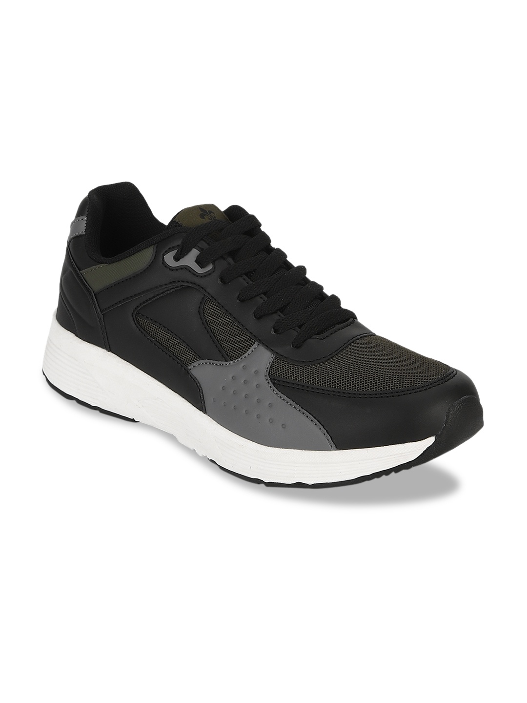 

Bond Street By Red Tape Men Olive Green & Black Walking Shoes