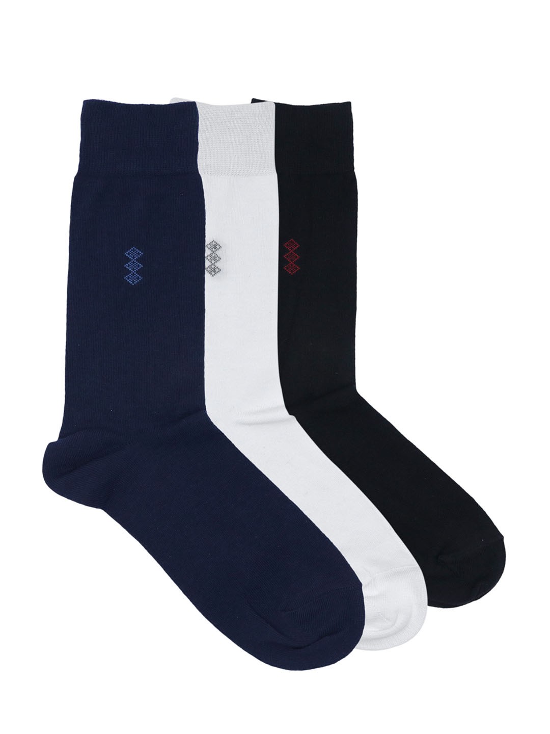 

Balenzia Men Pack of 3 Assorted Calf-Length Socks