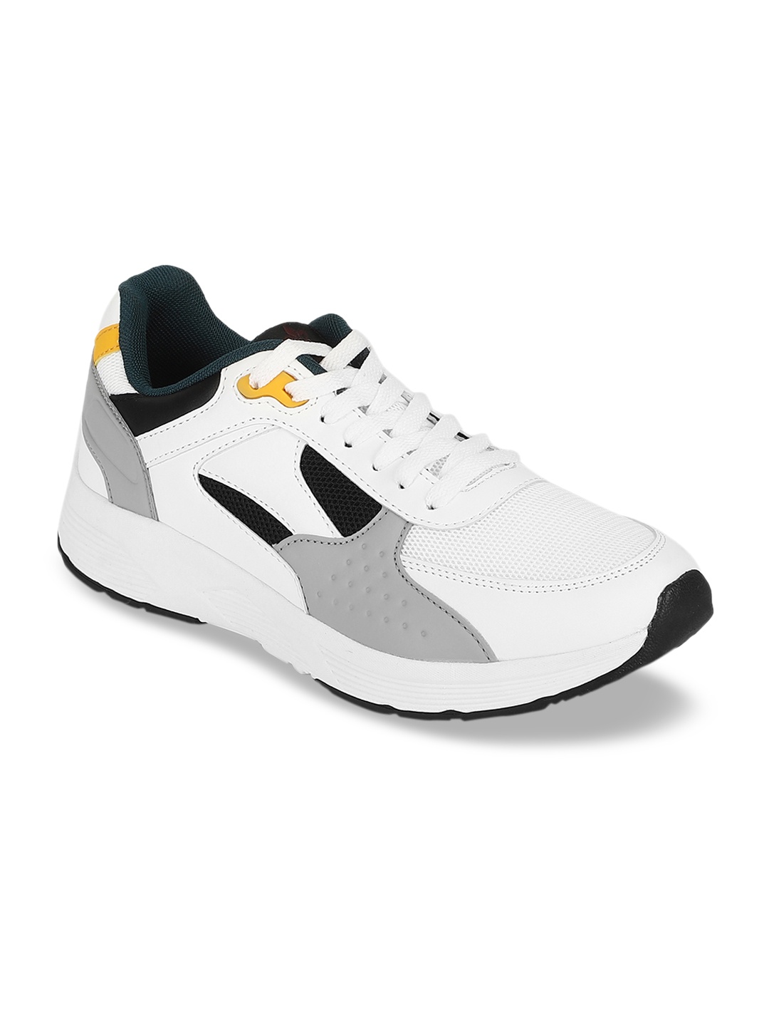 

Bond Street By Red Tape Men White & Grey Walking Shoes