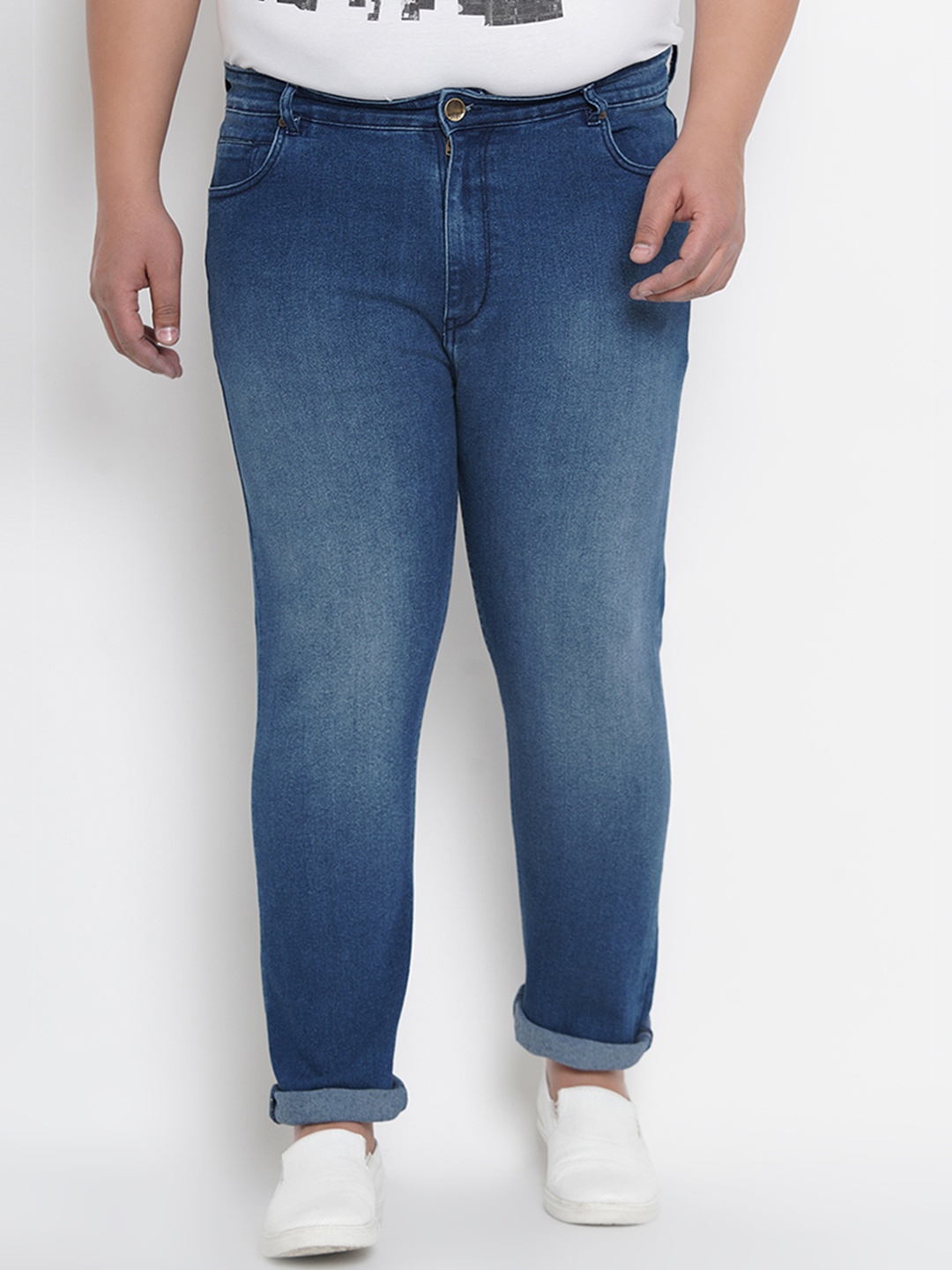 

Dais Men Blue Regular Fit Mid-Rise Clean Look Stretchable Jeans