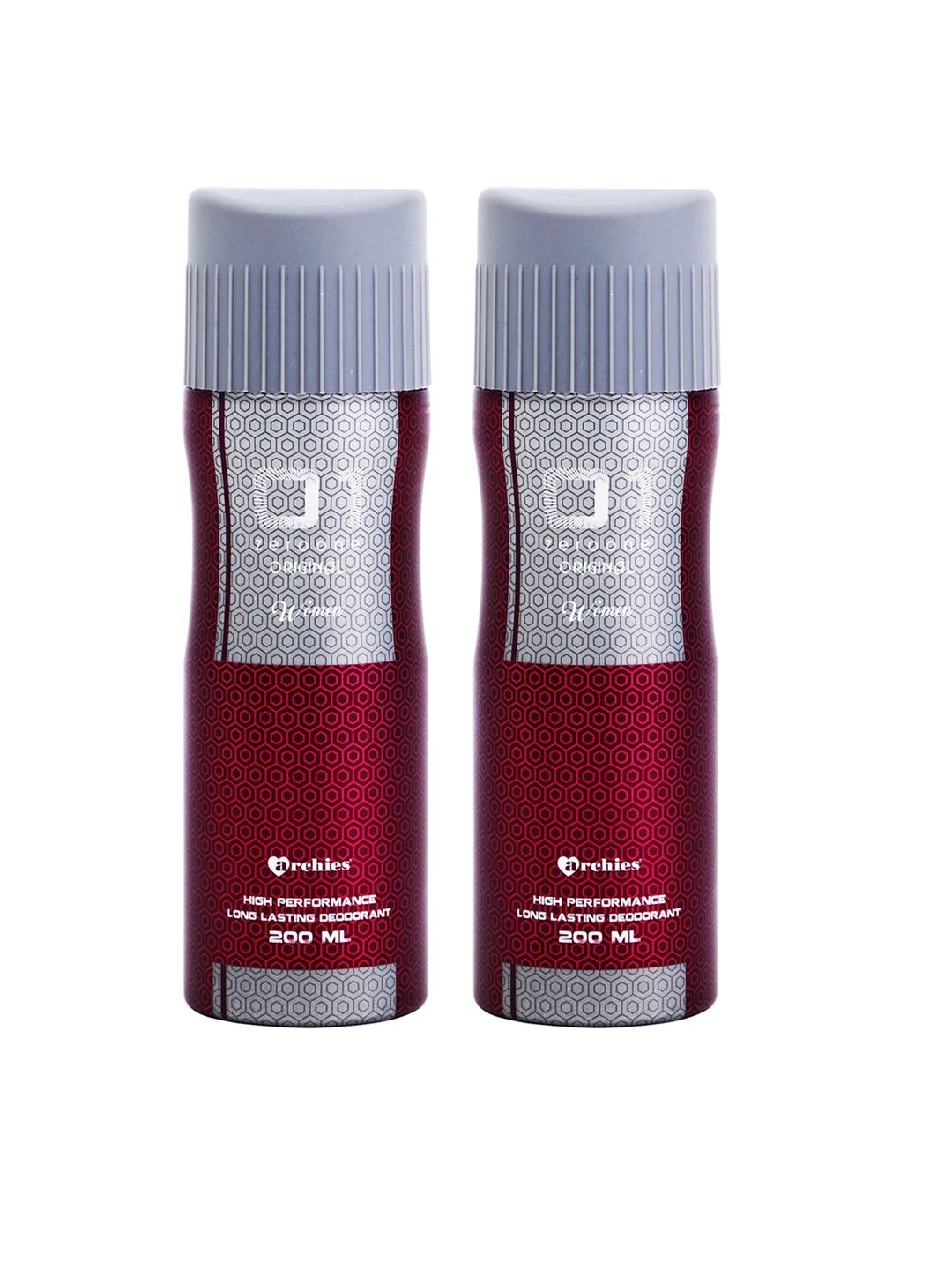 Archies Women Set Of 2 Deodorant 200ml each, Maroon