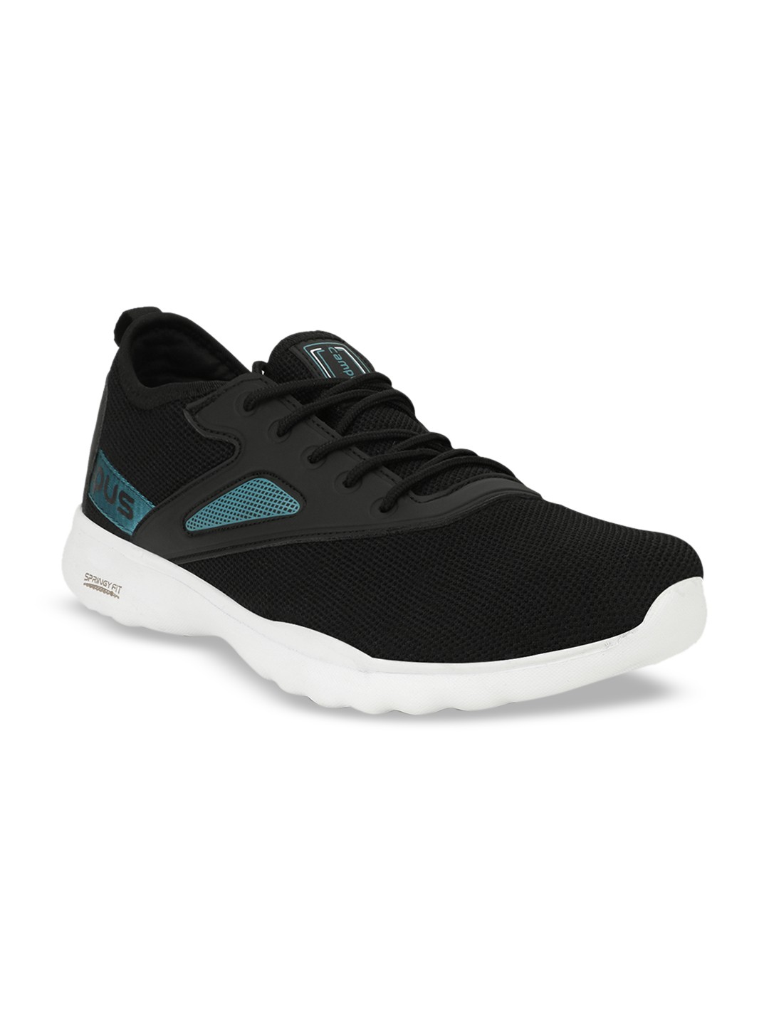 

Campus Men Black Mesh Stonex Running Shoes