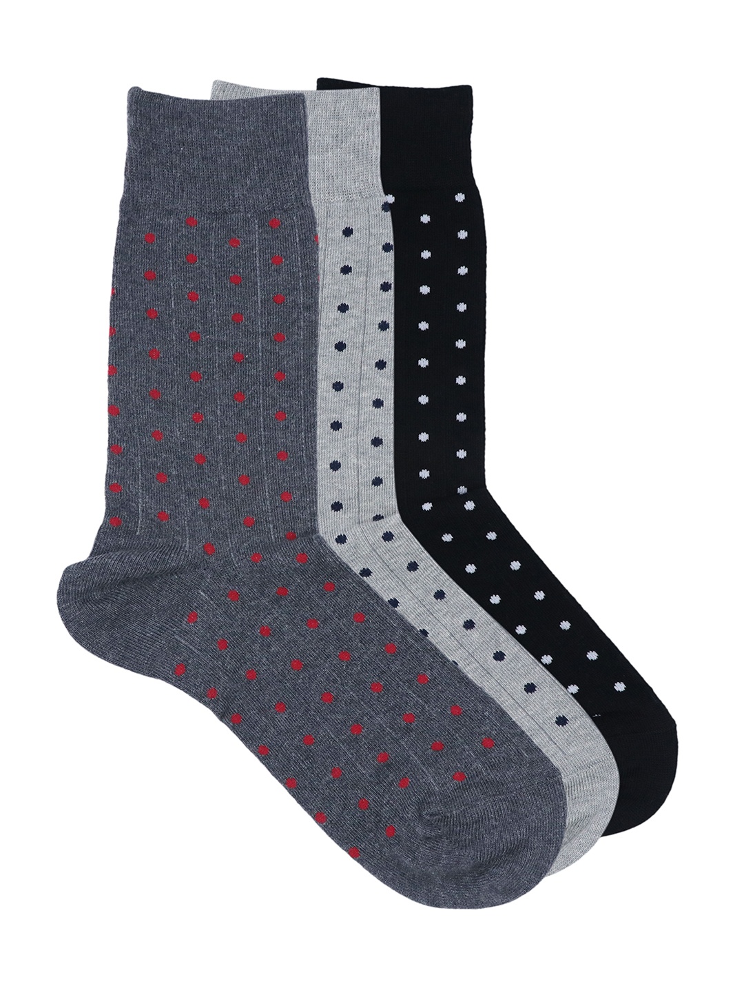

Balenzia Men Pack of 3 Assorted Polka Calf-Length Socks