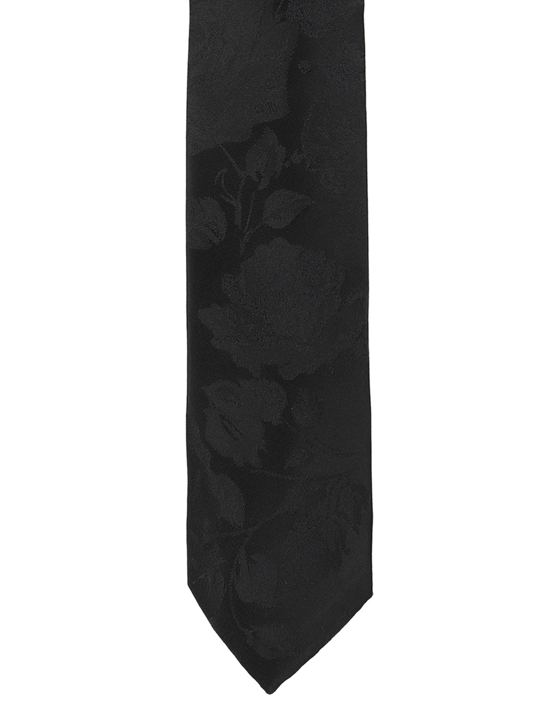 

Van Heusen Black Woven Design Broad Tie