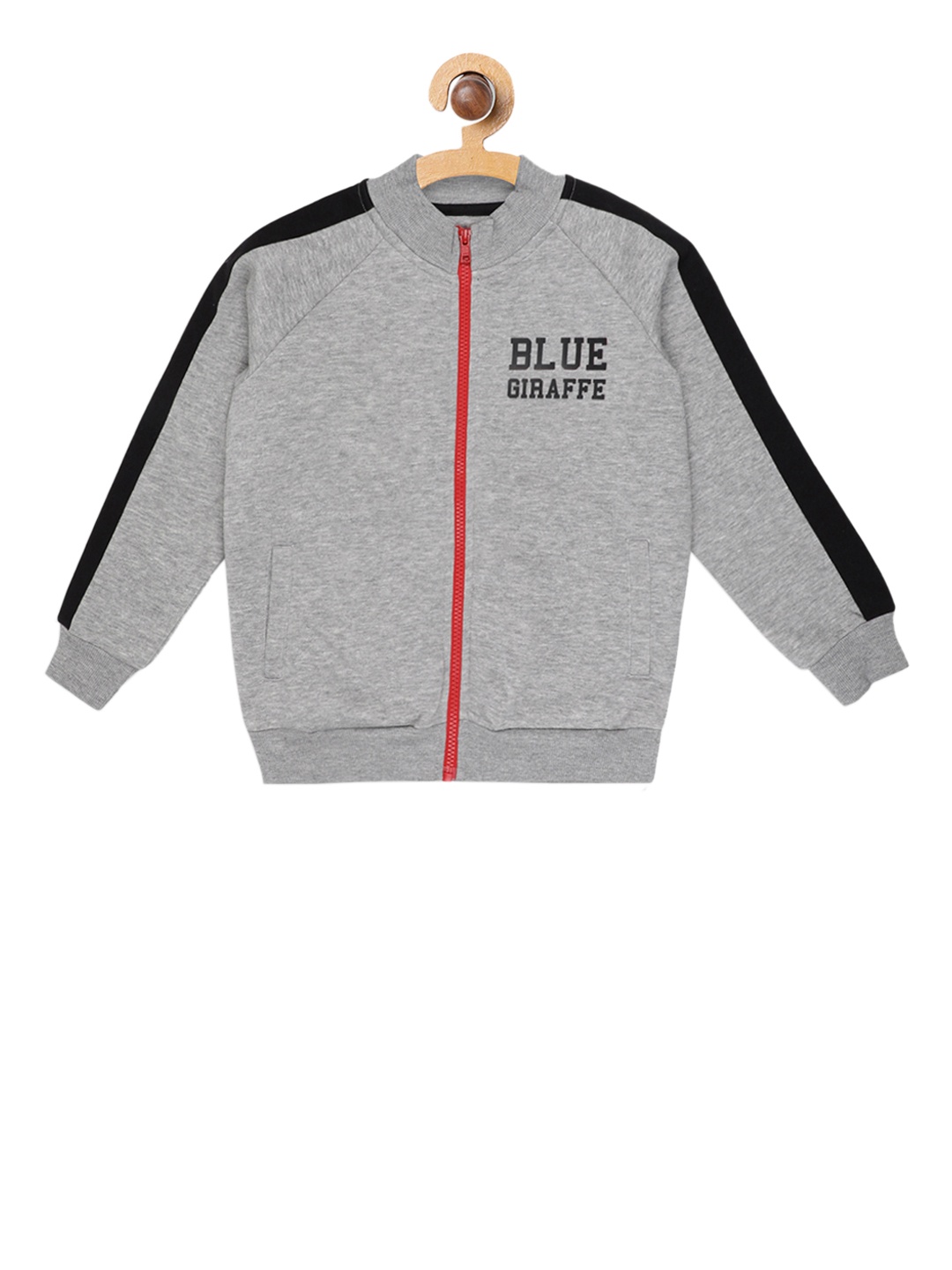

Blue Giraffe Boys Grey Printed Sweatshirt