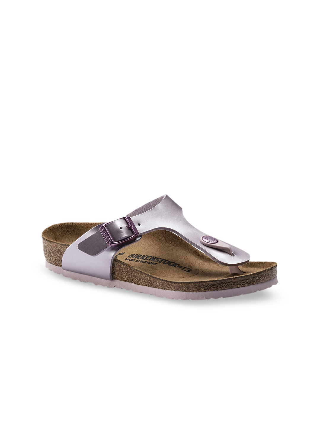 

Birkenstock Girls Lavnender Gizeh Birko-Flor T-Strap Regular Width Flats, Lavender
