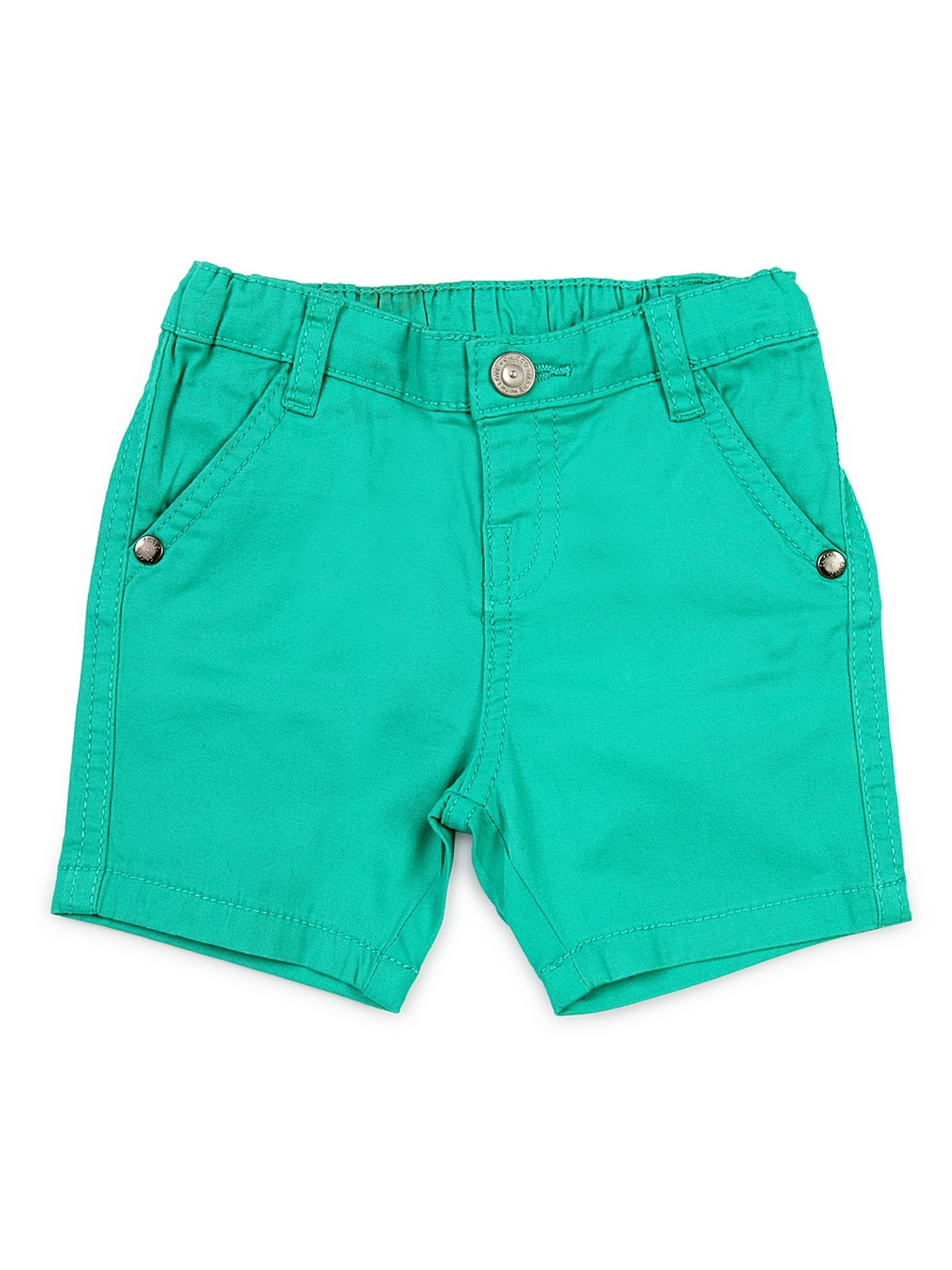 

Chicco Boys Green Solid Regular Fit Regular Shorts