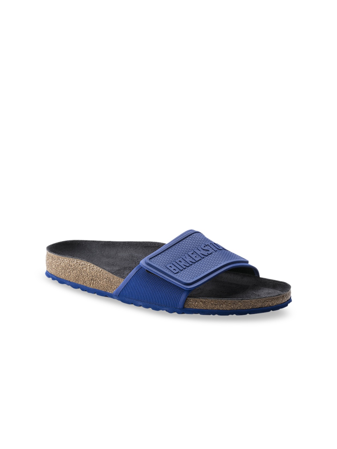 

Birkenstock Unisex Blue Tema Micro Fibre Textured Regular Width Sliders
