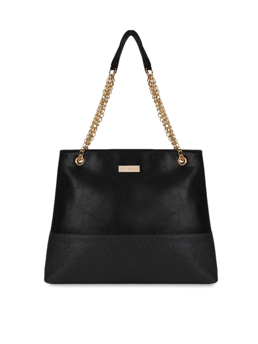 

Berrypeckers Black Solid Shoulder Bag