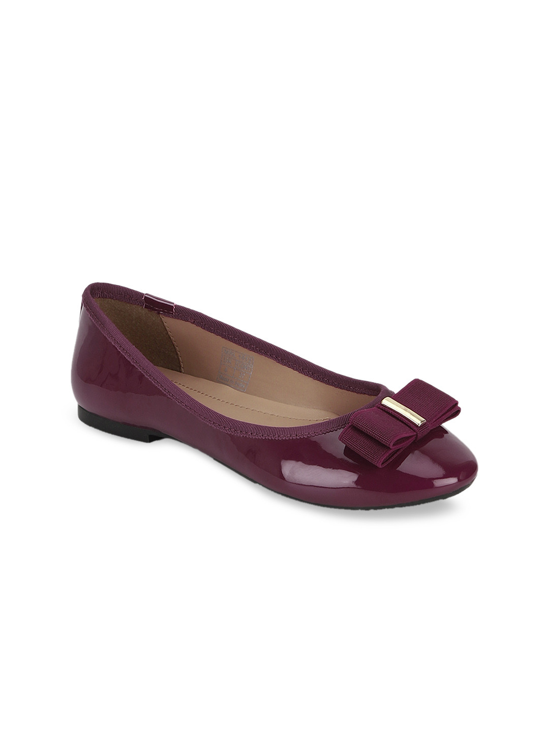 

Mode by Red Tape Women Burgundy Solid Ballerinas