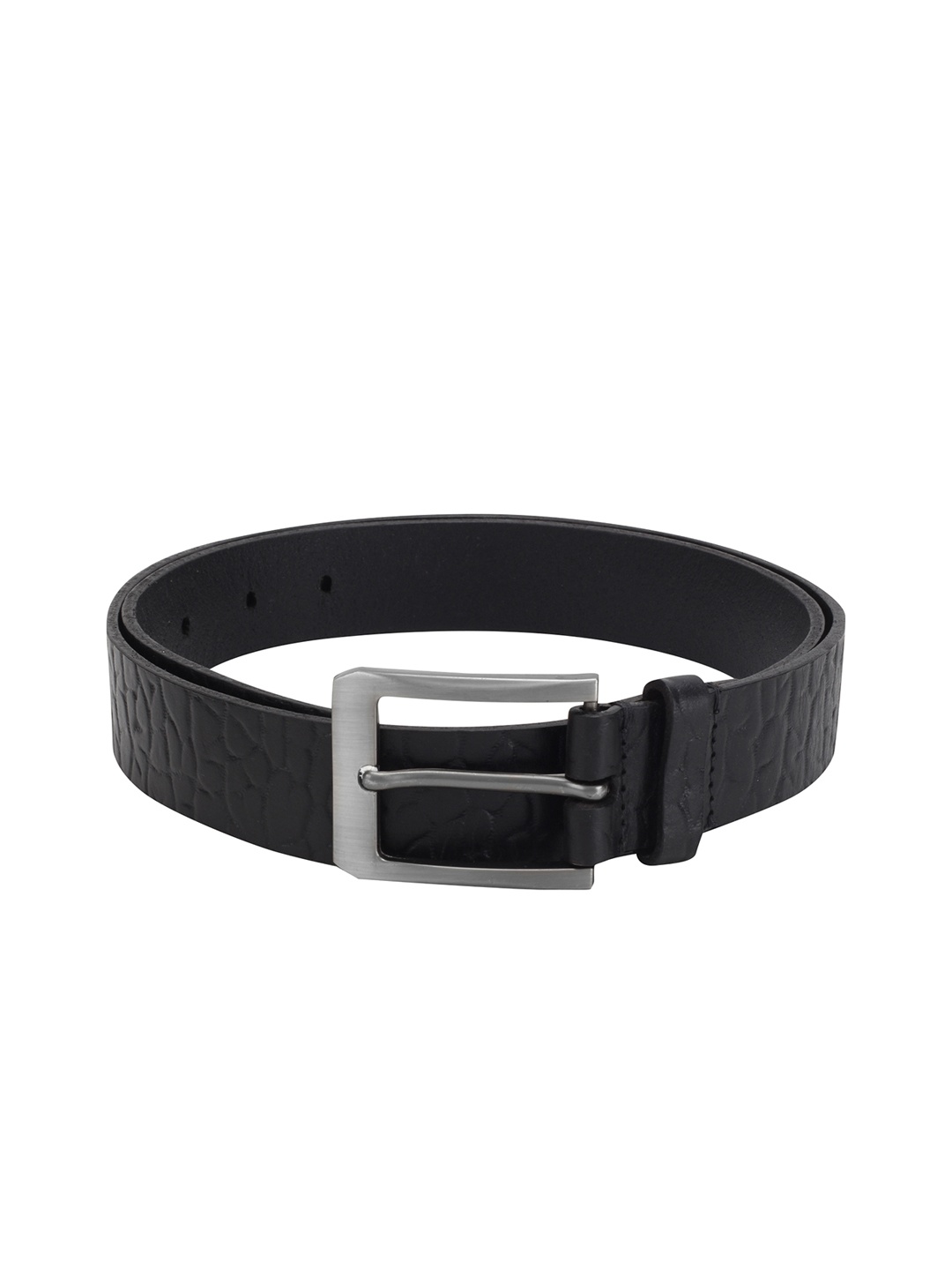 

Aditi Wasan Men Black Textured Belt