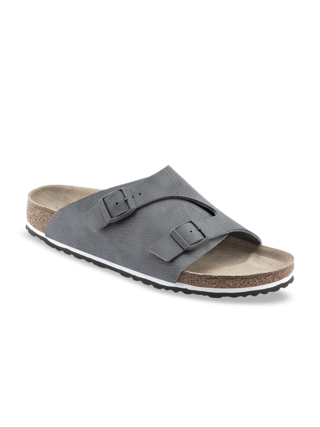 

Birkenstock Men Grey Zrich Birko-Flor Regular Comfort Sandals