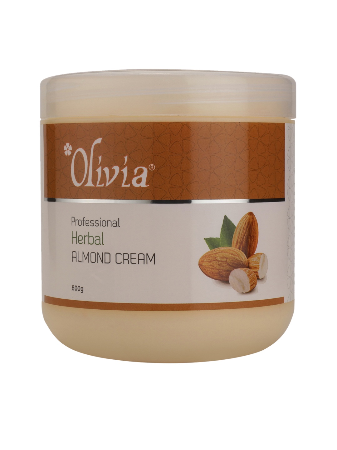 

Olivia Professional Herbal Almond Facial Massage Cream 800g, Brown