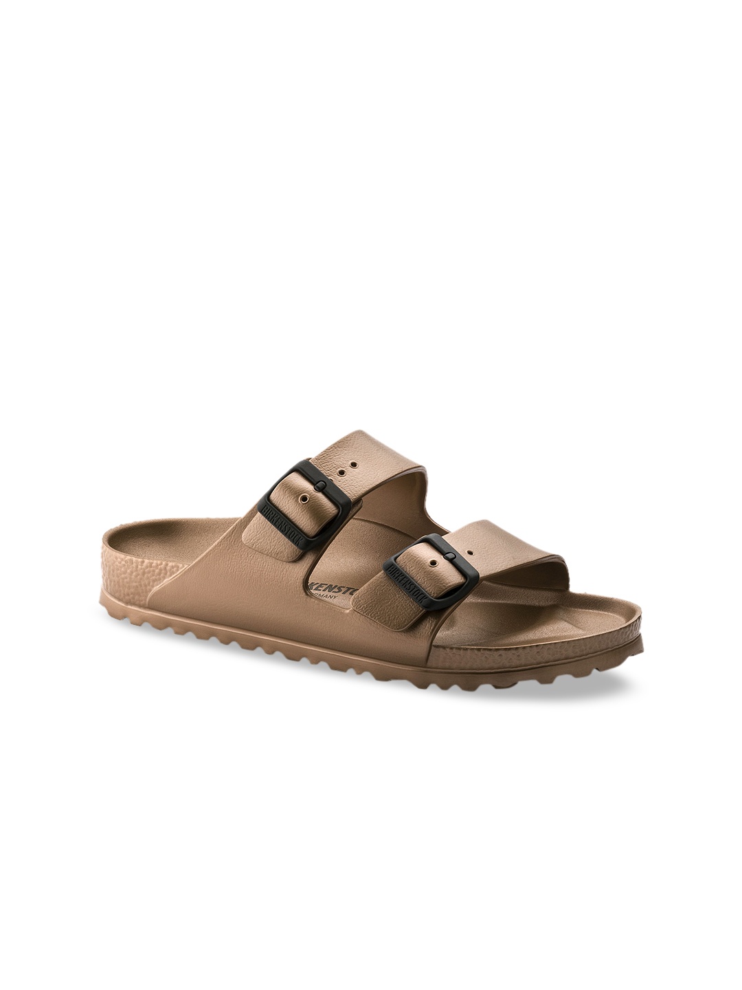 

Birkenstock Unisex Bronze-Toned Arizona Essentials EVA Regular Width Comfort Sandals
