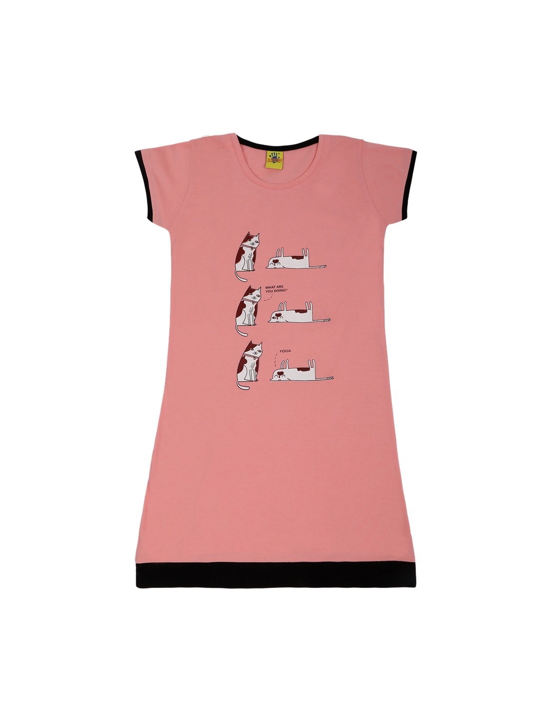 

Punkster Pink Printed Nightdress
