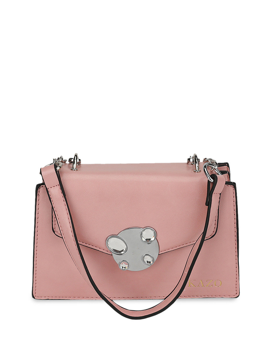 

Kazo Pink Solid Sling Bag