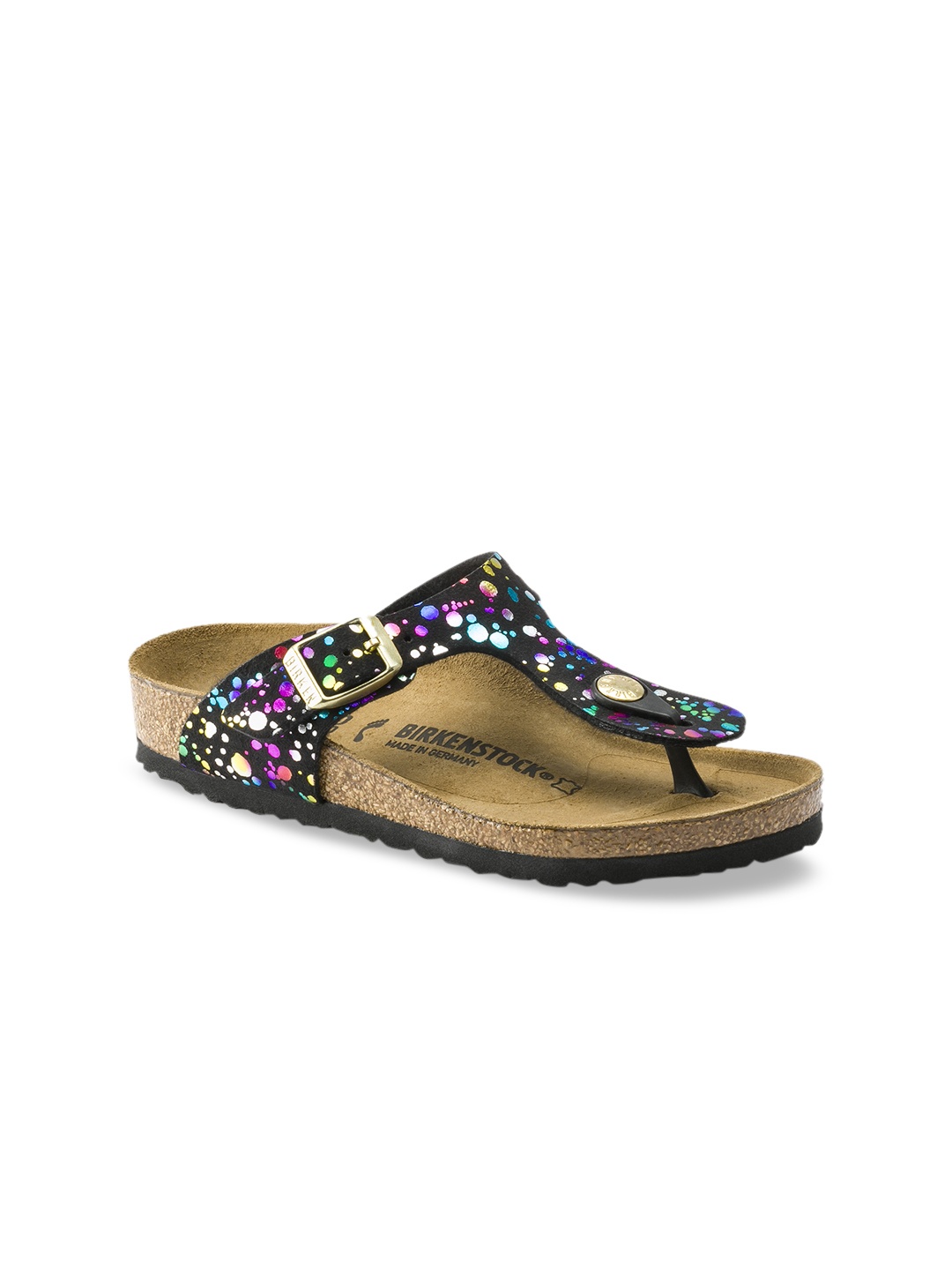 

Birkenstock Gizeh Confetti Black Regular Width Synthetics Thong Sandals