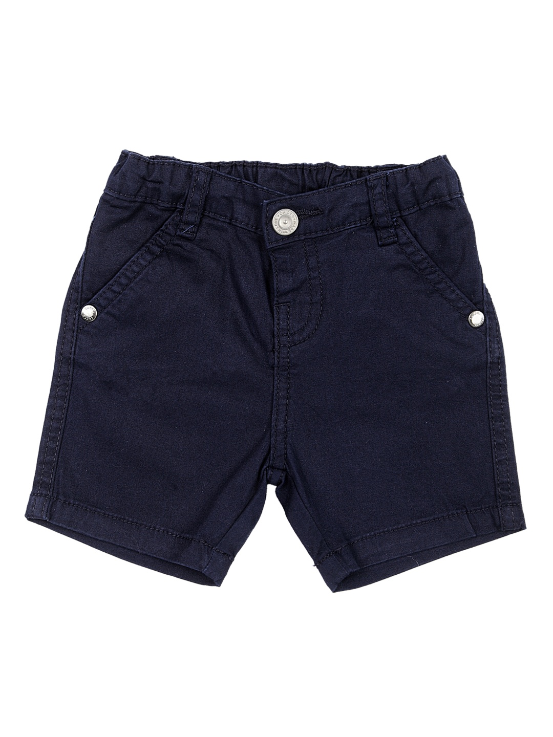 

Chicco Boys Navy Blue Solid Regular Fit Regular Shorts