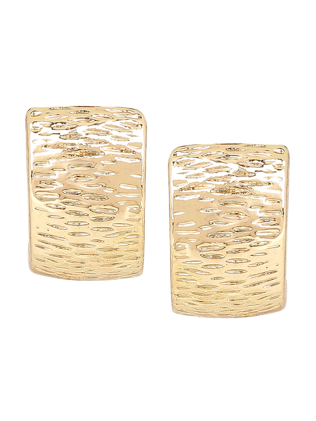 

SATCHEL Gold-Toned Square Half Hoop Earrings
