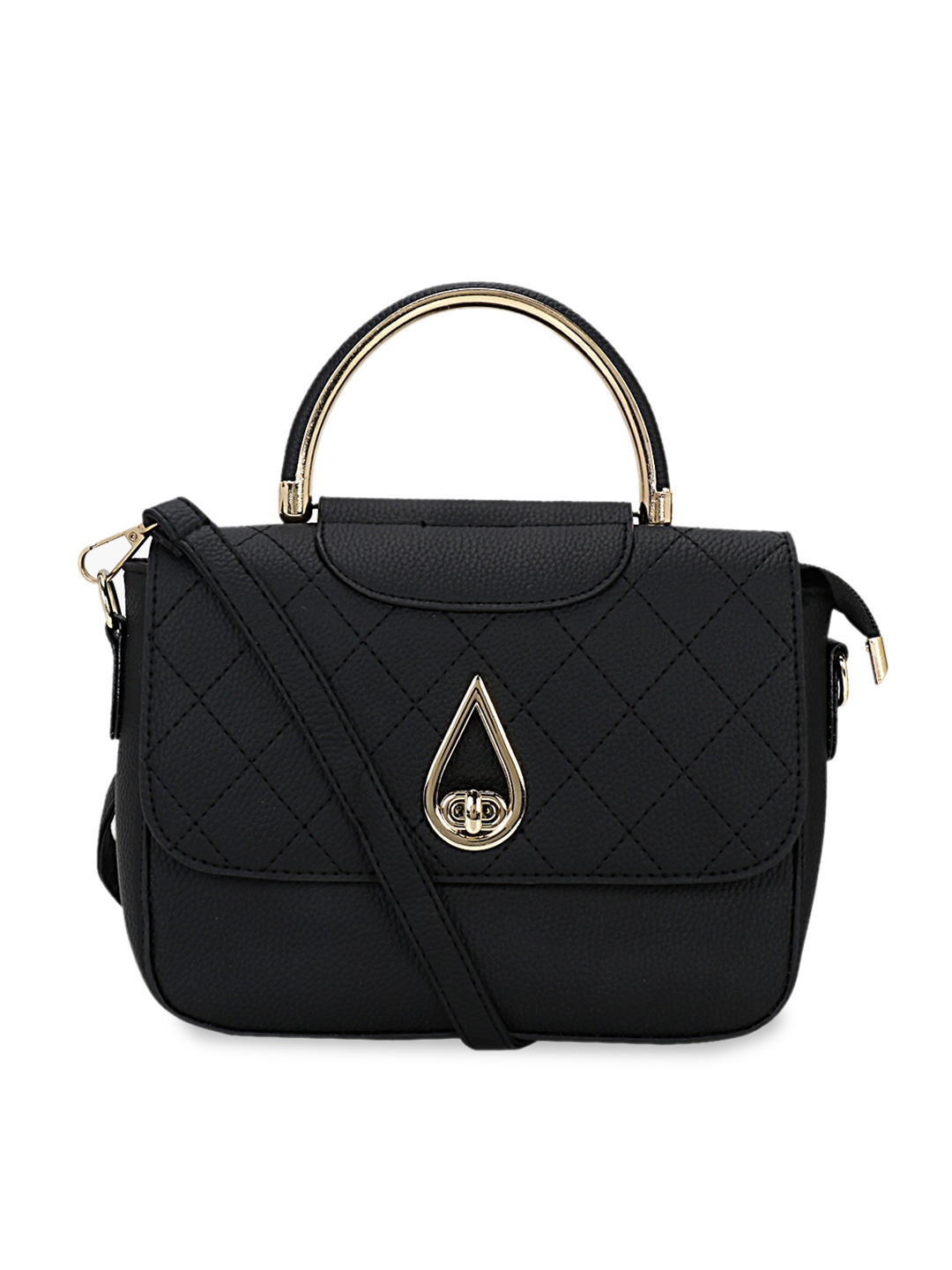 

Satchel Bags Black Solid Sling Bag