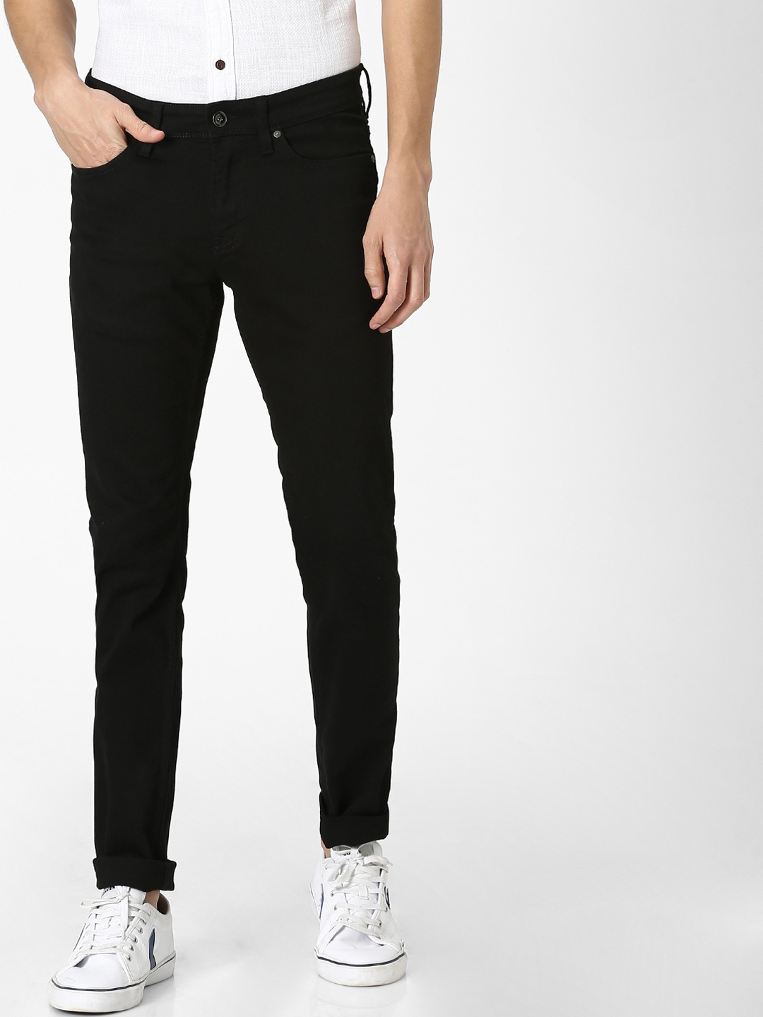 

Celio Men Black Slim Fit Mid-Rise Clean Look Stretchable Jeans