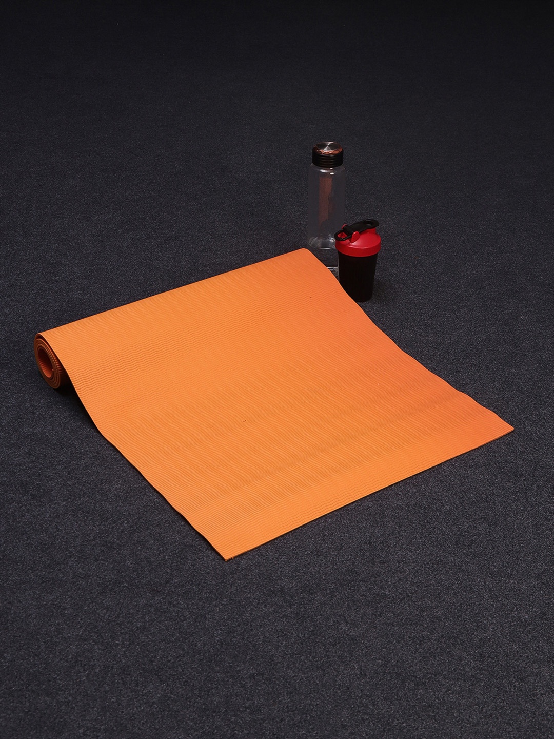 

ROMEE Unisex Orange Textured Anti-Skid Gym Exercise Yoga Mat