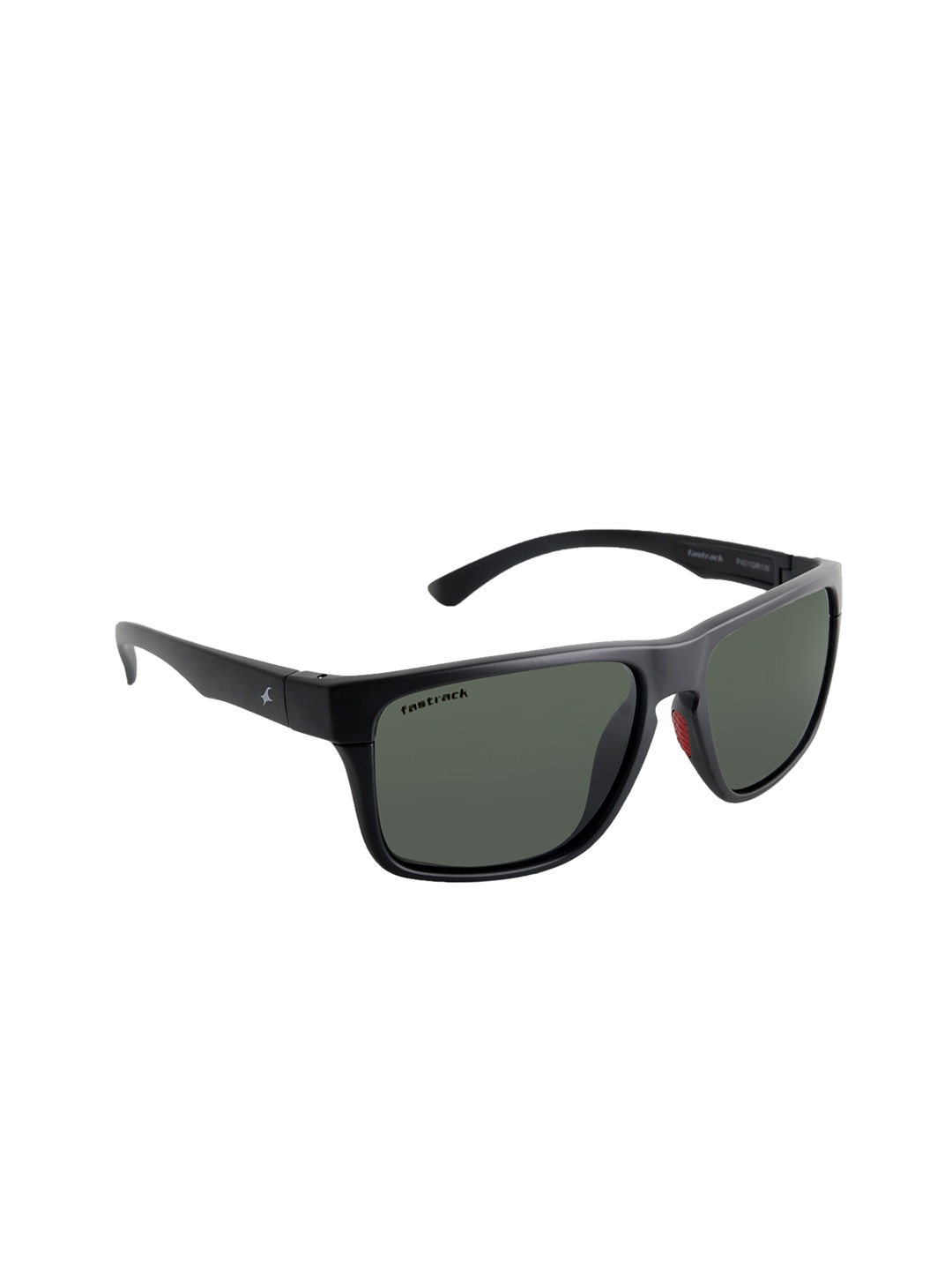 

Fastrack Men UV Protected Lens Wayfarer Sunglasses P401GR1IN, Black