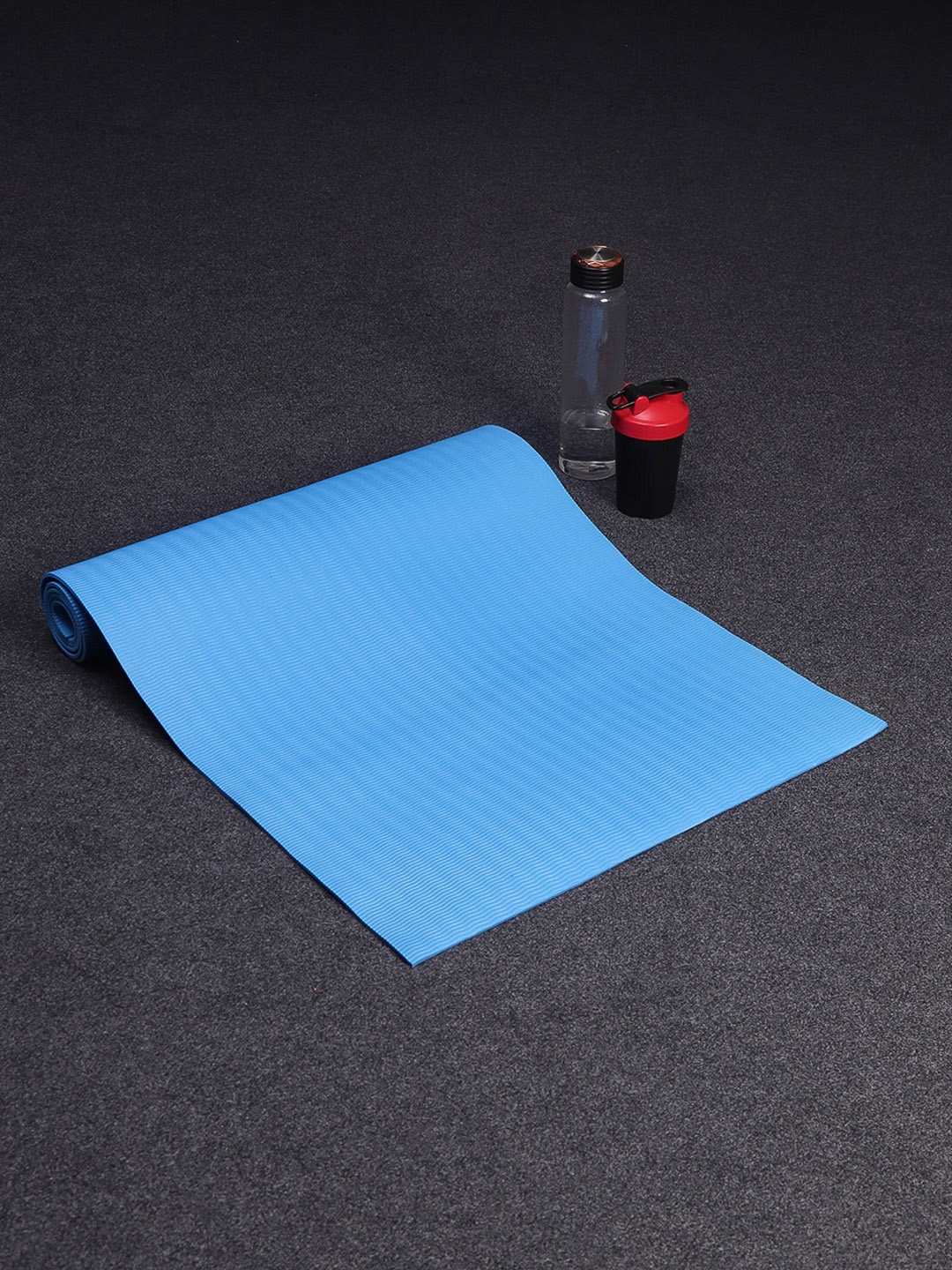 

ROMEE Unisex Blue Textured Anti-Skid Gym Exercise Yoga Mat