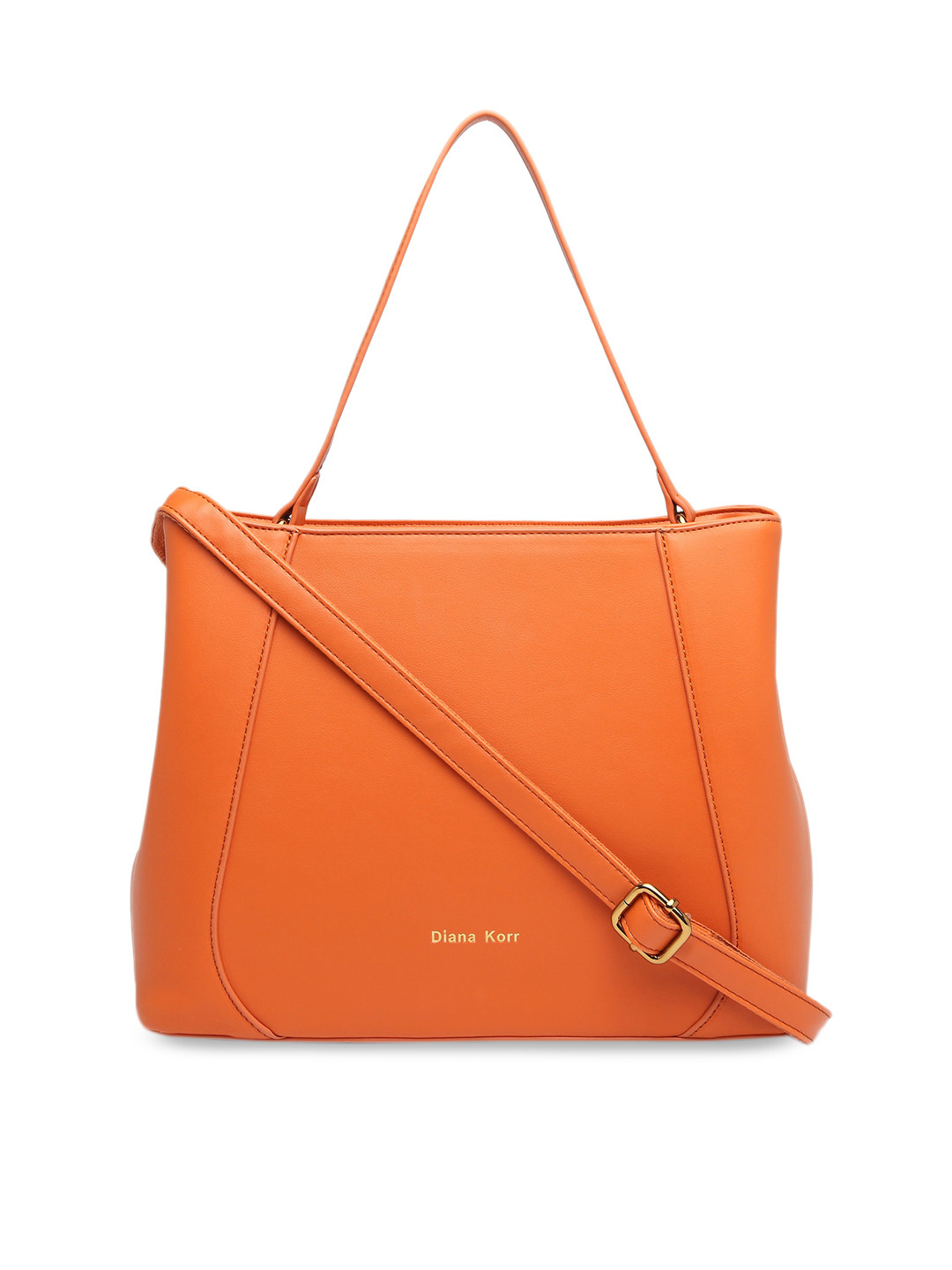 

Diana Korr Orange Solid Handheld Bag