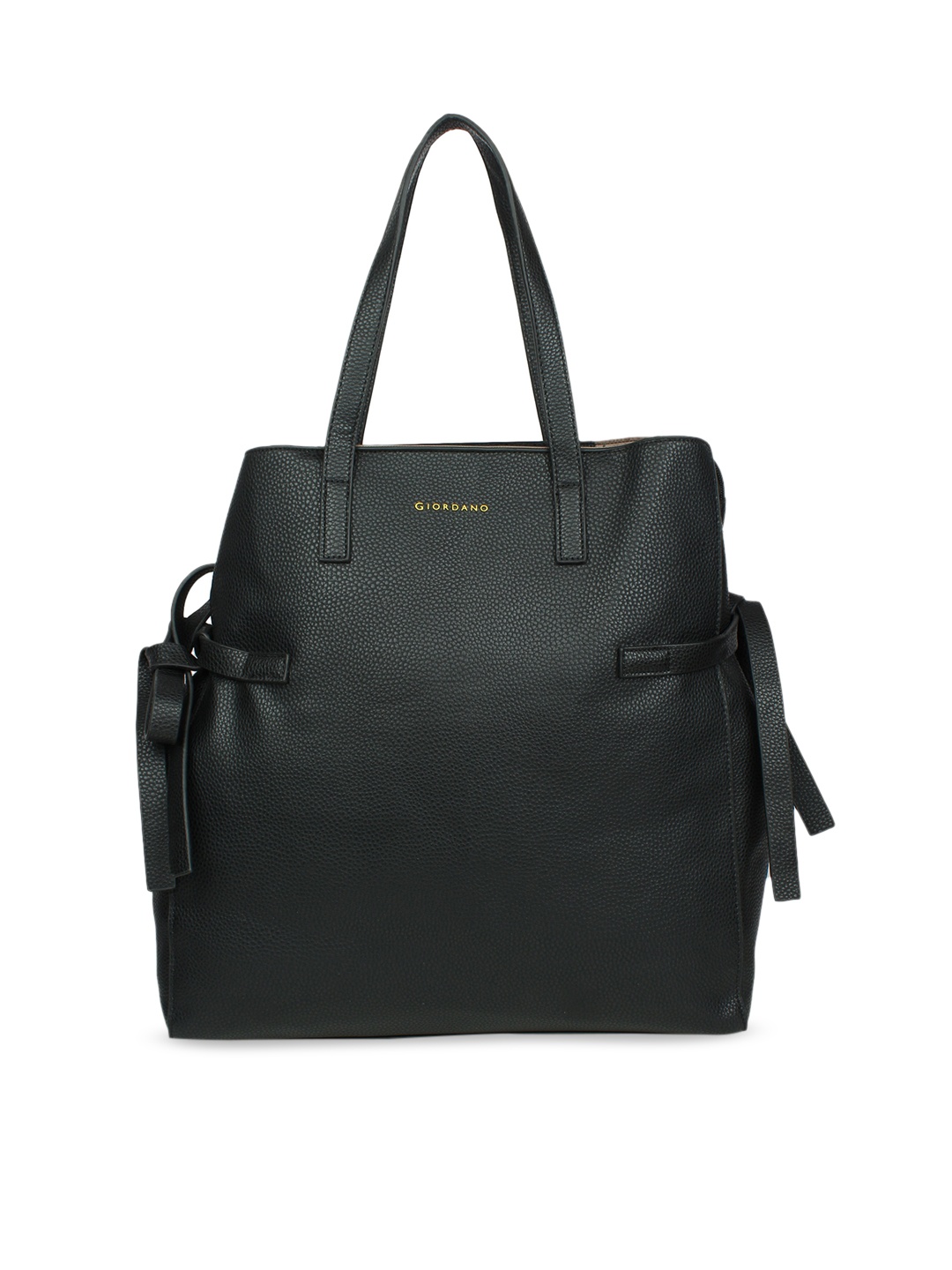 

GIORDANO Black Textured Shoulder Bag