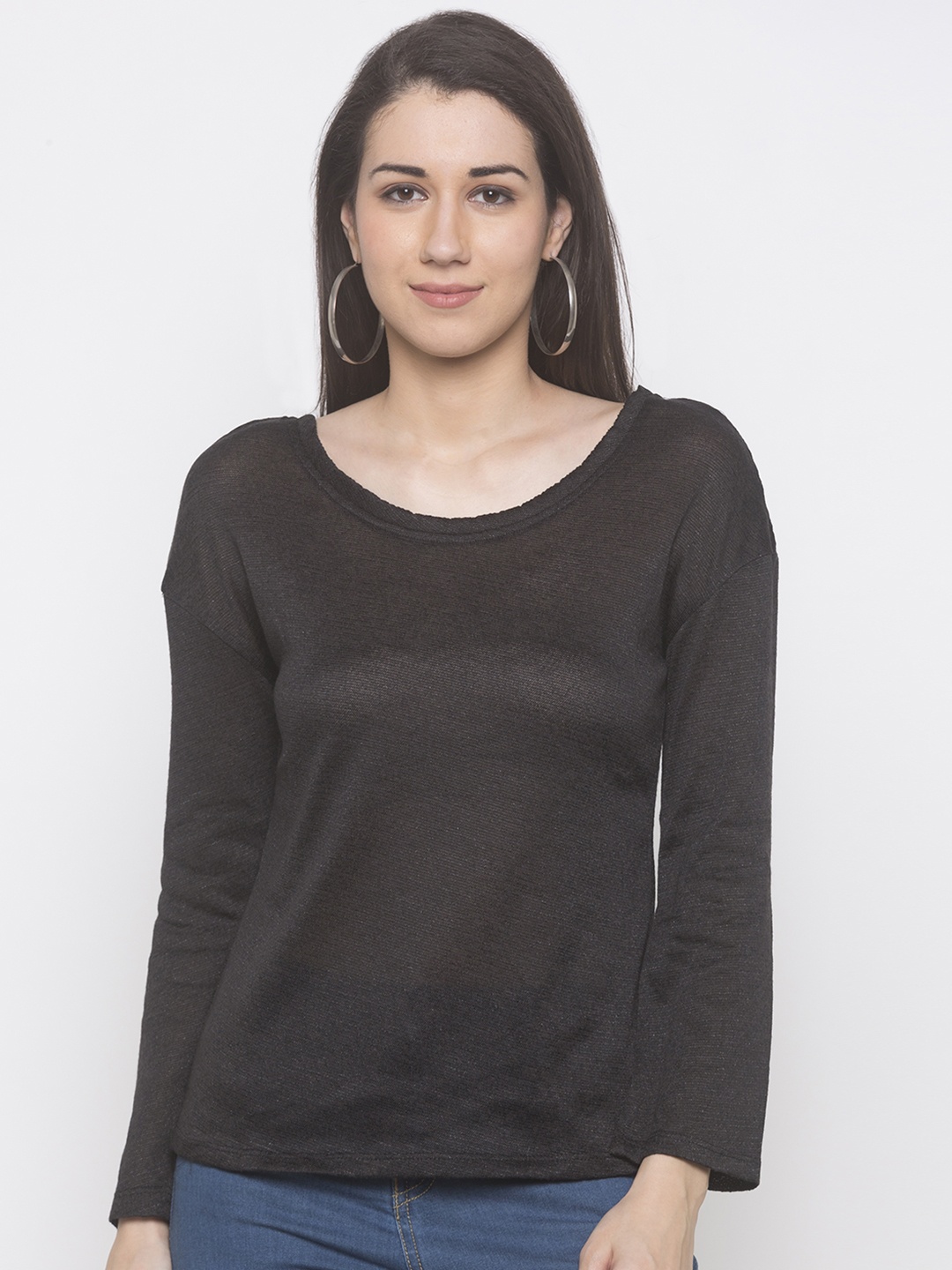 

Globus Women Black Solid Top