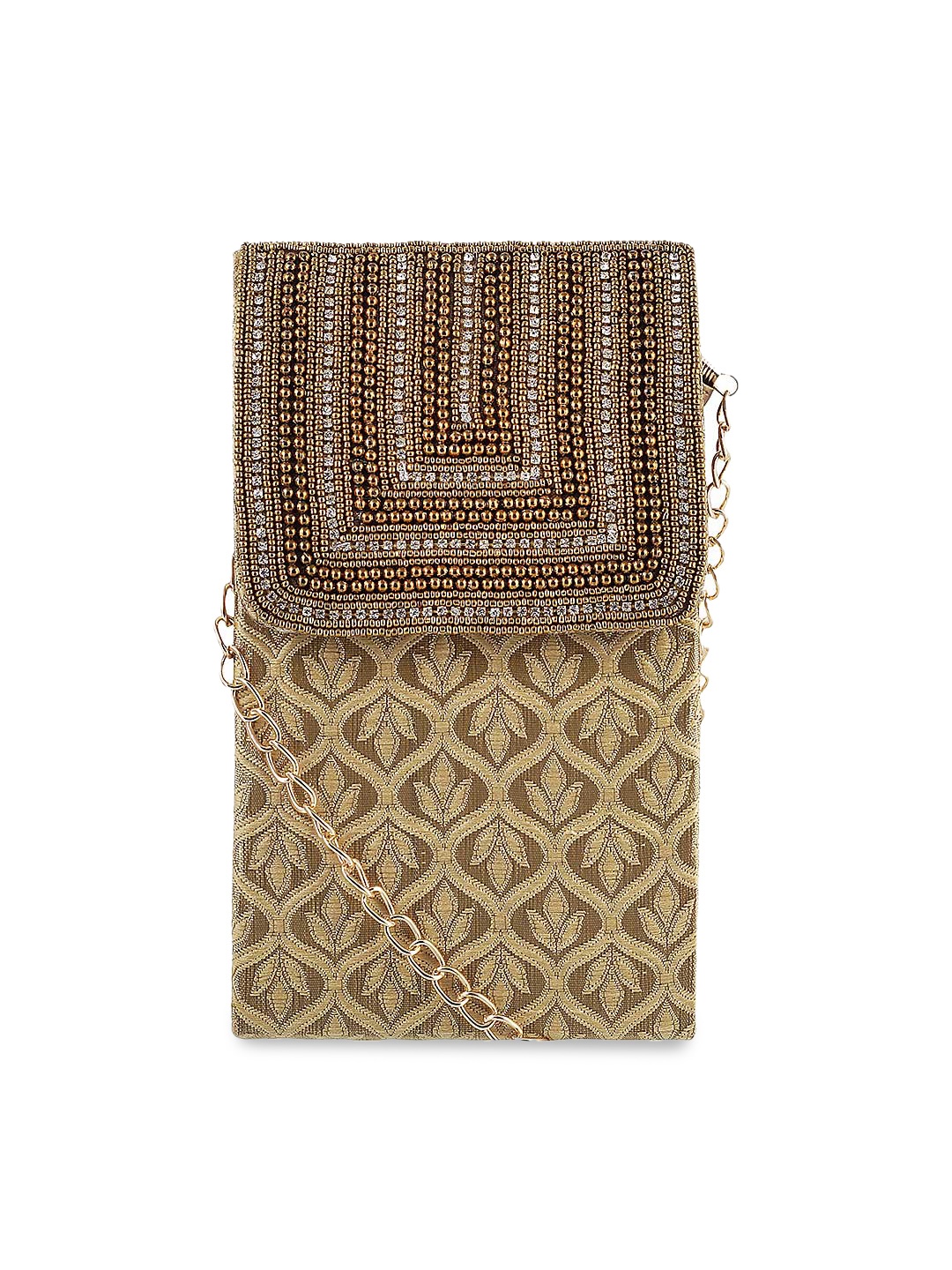 

Metro Gold-Toned Embellished Clutch