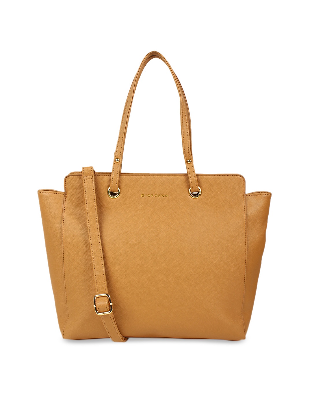 

GIORDANO Tan Brown Textured Shoulder Bag