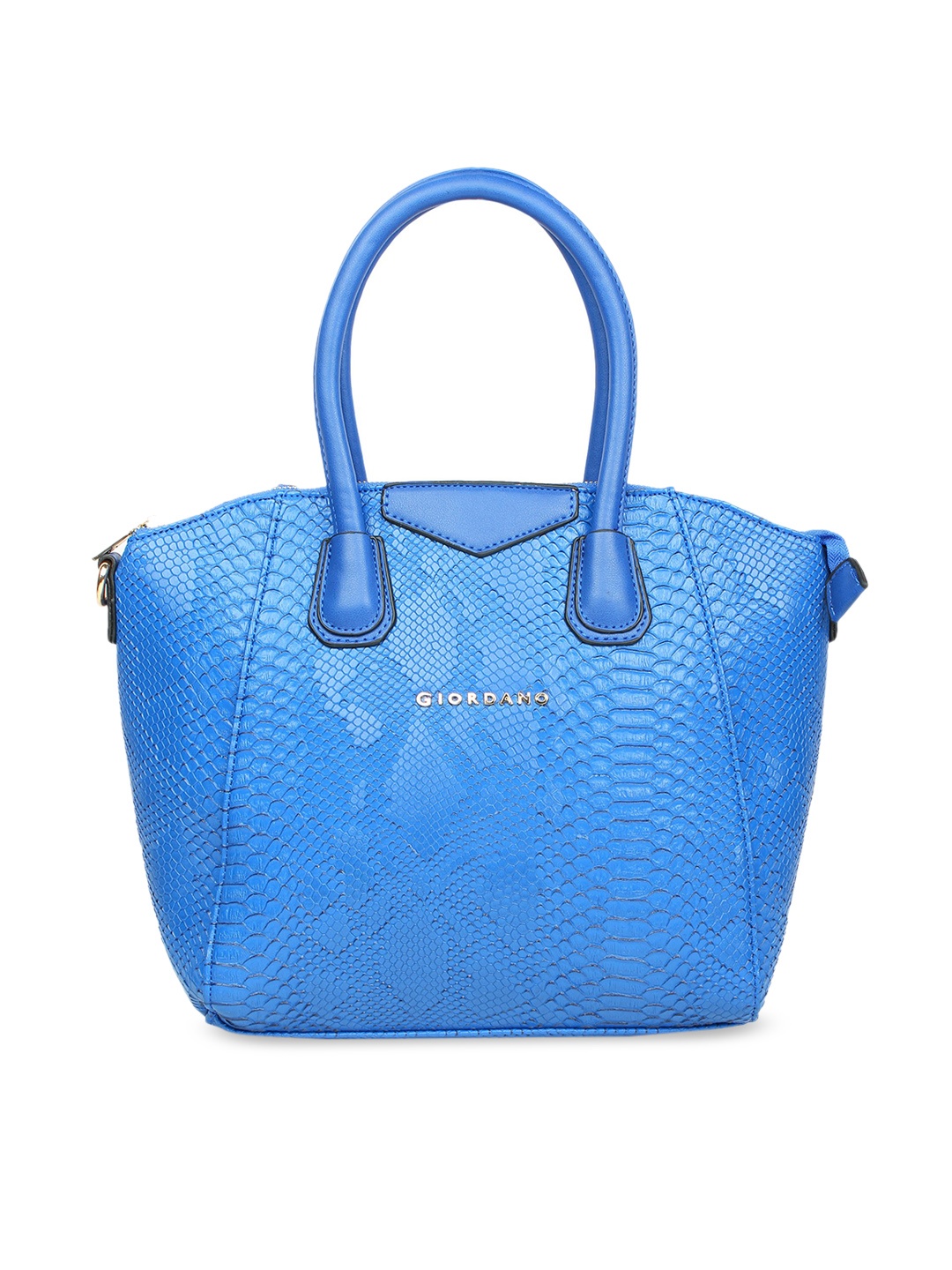

GIORDANO Blue Textured Handheld Bag